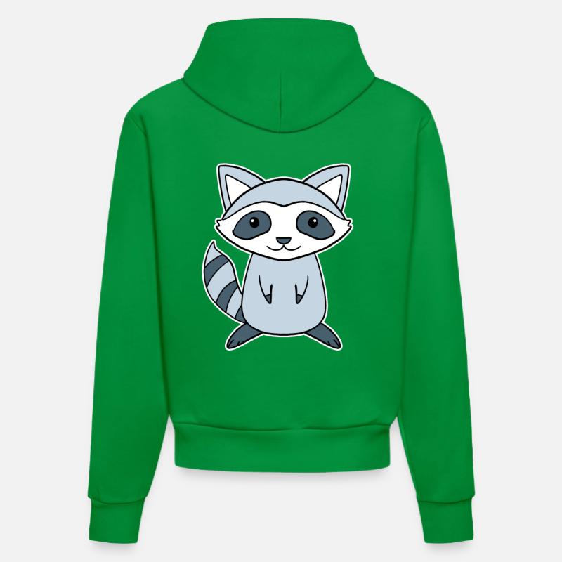 Raton laveur - Sweat à capuche bio ajusté fabriqué en UE - City Green
