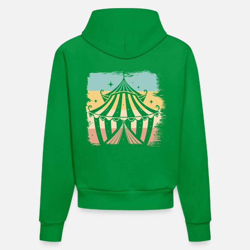 Cirque - Sweat à capuche bio ajusté fabriqué en UE - City Green