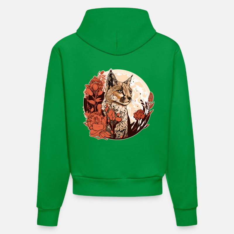 Lynx - Sweat à capuche bio ajusté fabriqué en UE - City Green