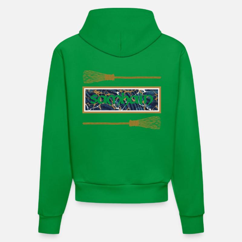 samhain e 16 - Sweat à capuche bio ajusté fabriqué en UE - City Green