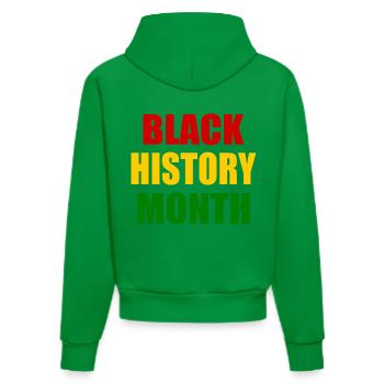 Black history month - Organic Fitted Hoodie Made in EU - City Green - Hinten