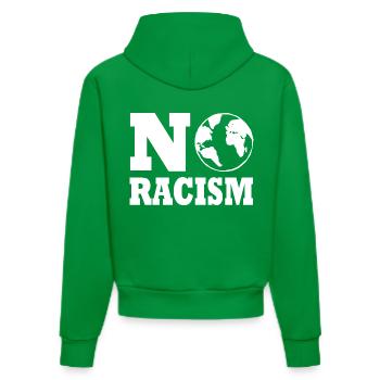 No racism - Sweat à capuche bio ajusté fabriqué en UE - City Green - Dos