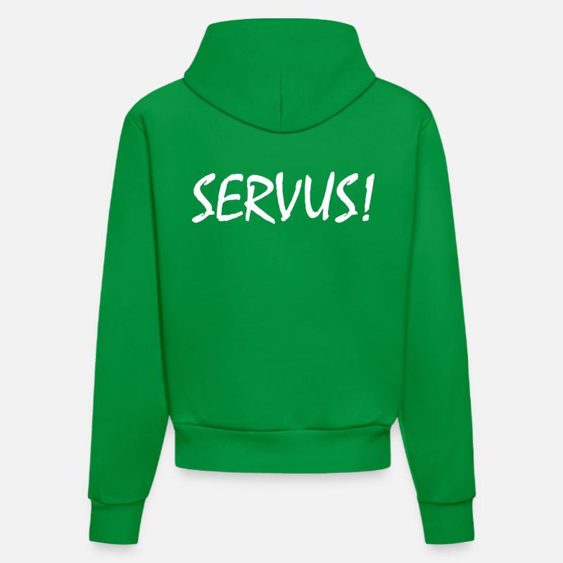 Servus - Sweat à capuche bio ajusté fabriqué en UE - City Green