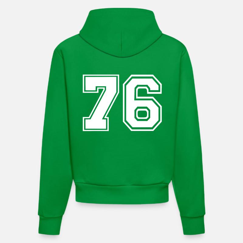 76 - Sweat à capuche bio ajusté fabriqué en UE - City Green