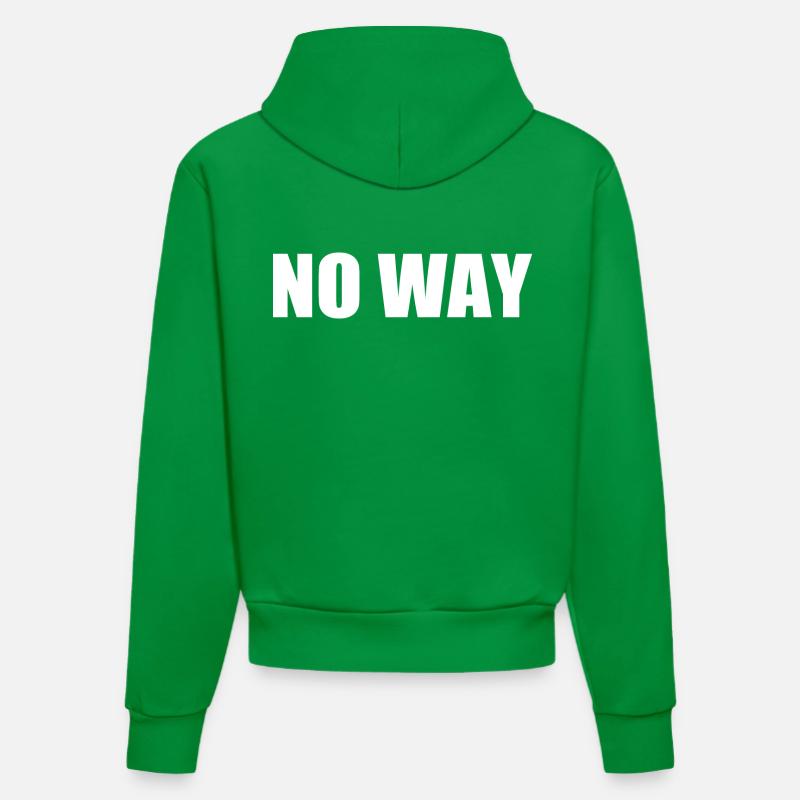 No way - Sweat à capuche bio ajusté fabriqué en UE - City Green