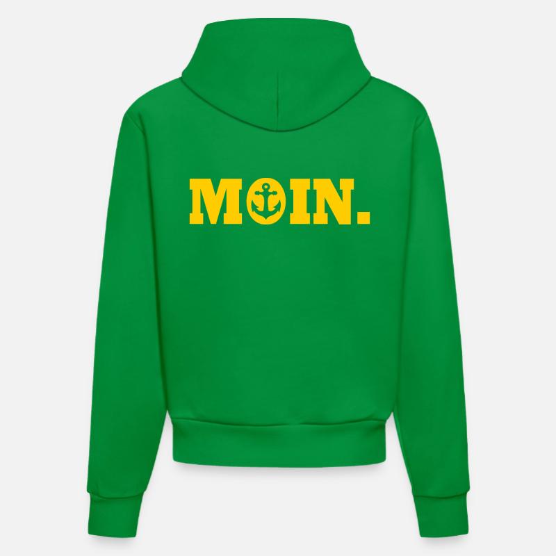 Moin - Sweat à capuche bio ajusté fabriqué en UE - City Green