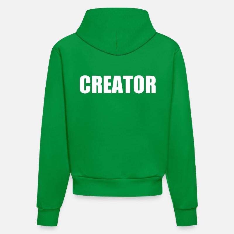 Creator - Sweat à capuche bio ajusté fabriqué en UE - City Green