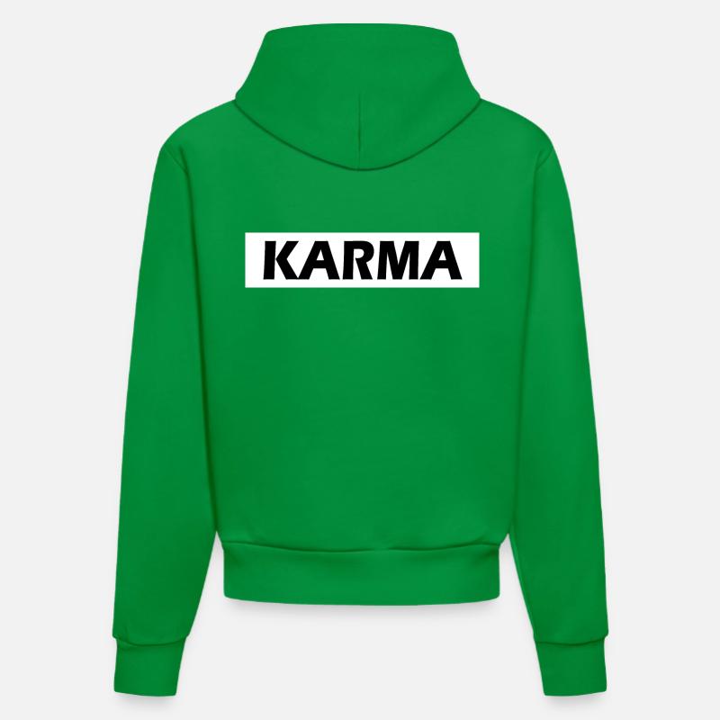 Karma - Sweat à capuche bio ajusté fabriqué en UE - City Green