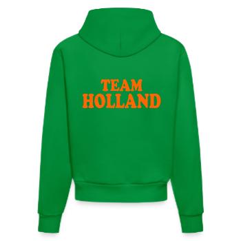 Team holland - Sweat à capuche bio ajusté fabriqué en UE - City Green - Dos
