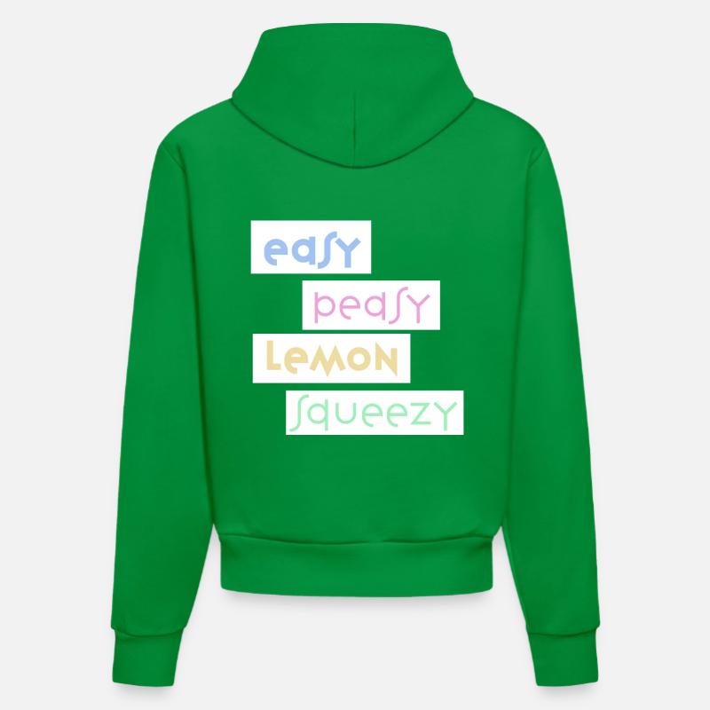 easy peasy - Sweat à capuche bio ajusté fabriqué en UE - City Green