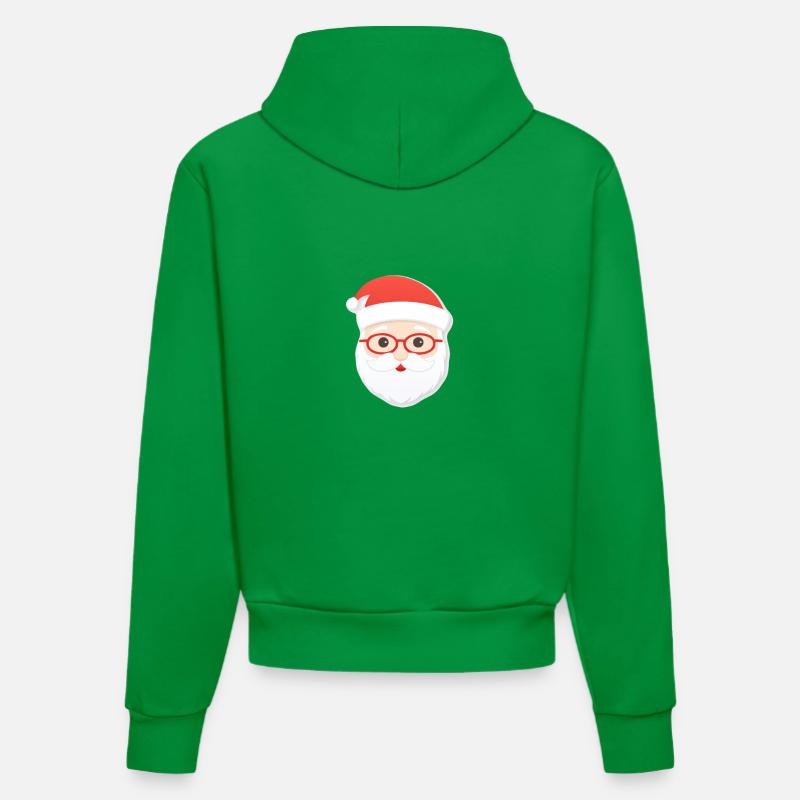 Père Noël - illustration - Sweat à capuche bio ajusté fabriqué en UE - City Green