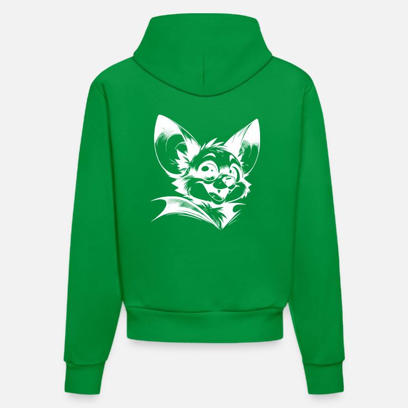 Chauve-souris rieuse bébé vampire dessin - Sweat à capuche bio ajusté fabriqué en UE - City Green