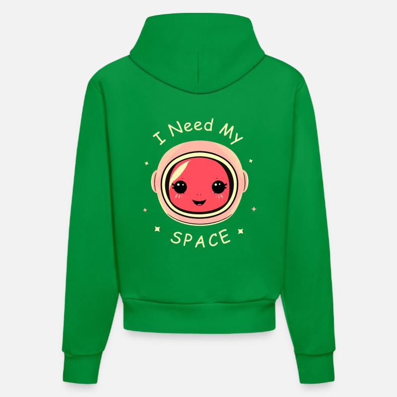 Astronaute - Sweat à capuche bio ajusté fabriqué en UE - City Green
