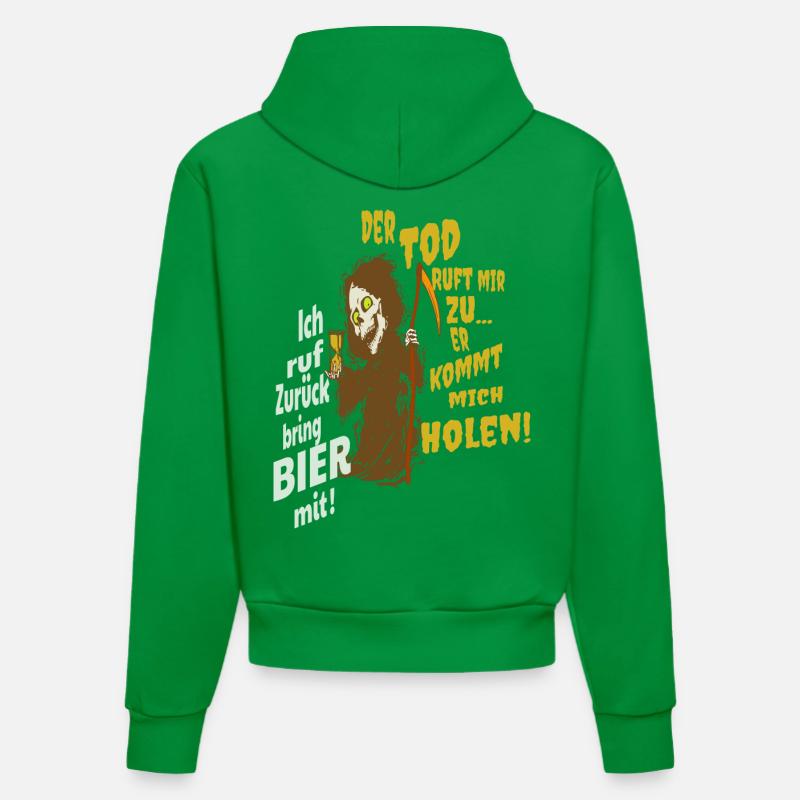 Grim reaper drôle - Sweat à capuche bio ajusté fabriqué en UE - City Green