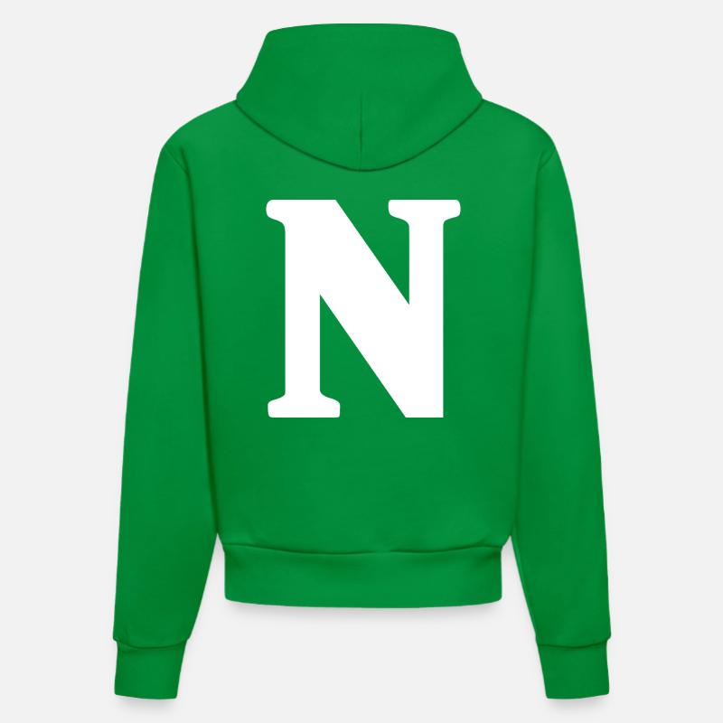 N - Sweat à capuche bio ajusté fabriqué en UE - City Green