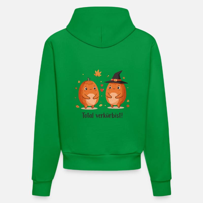 Amour de la citrouille - Sweat à capuche bio ajusté fabriqué en UE - City Green