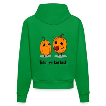 Amour de la citrouille - Sweat à capuche bio ajusté fabriqué en UE - City Green - Dos