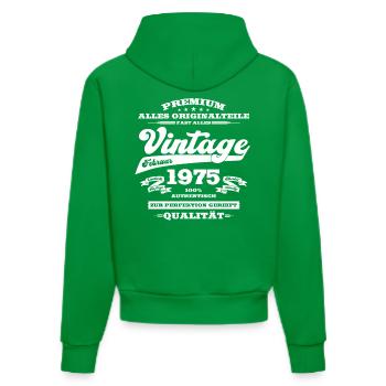 50ème anniversaire cadeau mari Original février 1975 - Sweat à capuche bio ajusté fabriqué en UE - City Green - Dos