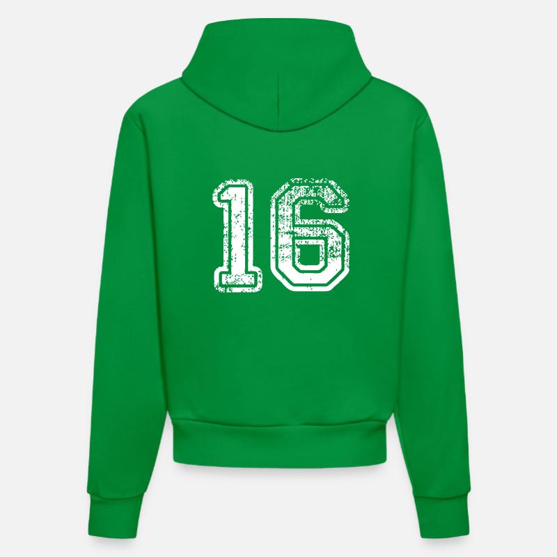 16 - Sweat à capuche bio ajusté fabriqué en UE - City Green
