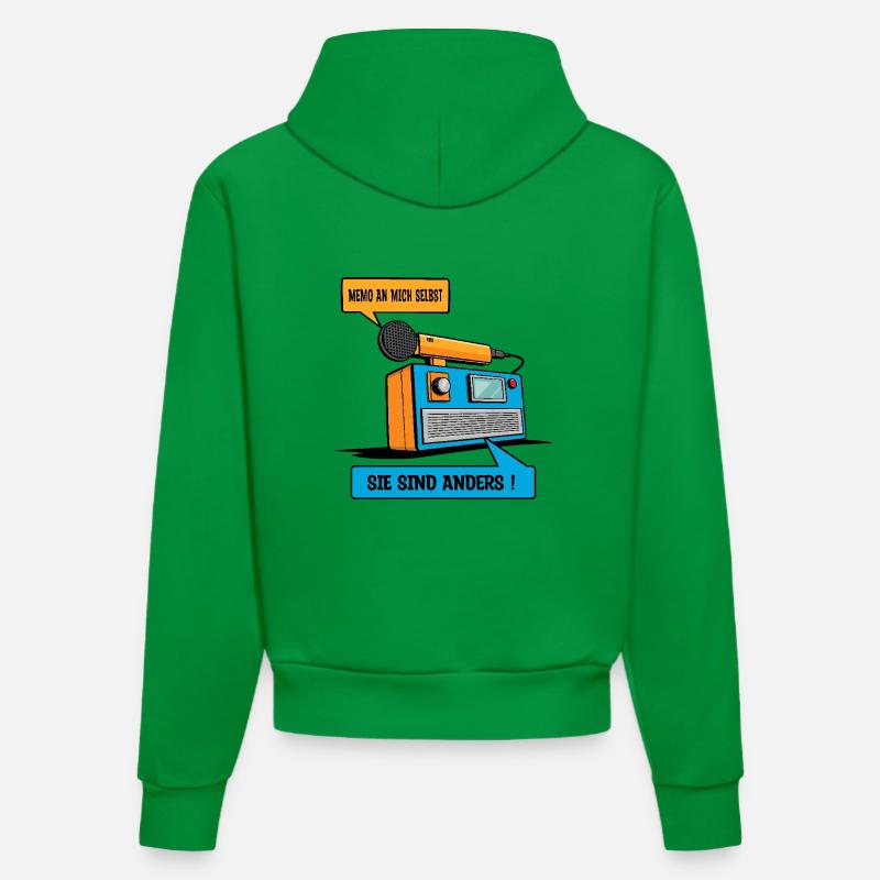 Ils sont différents ! - Sweat à capuche bio ajusté fabriqué en UE - City Green