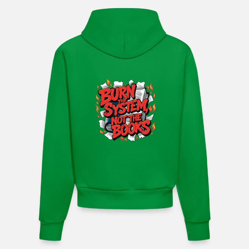 Brûler le système - Sweat à capuche bio ajusté fabriqué en UE - City Green