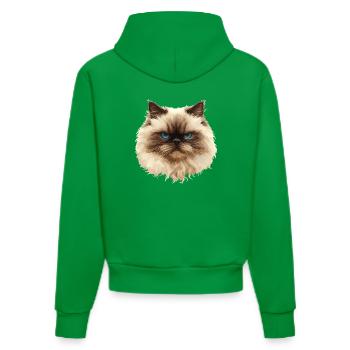 Chat de l’Himalaya Colourpoint Katze - Sweat à capuche bio ajusté fabriqué en UE - City Green - Dos