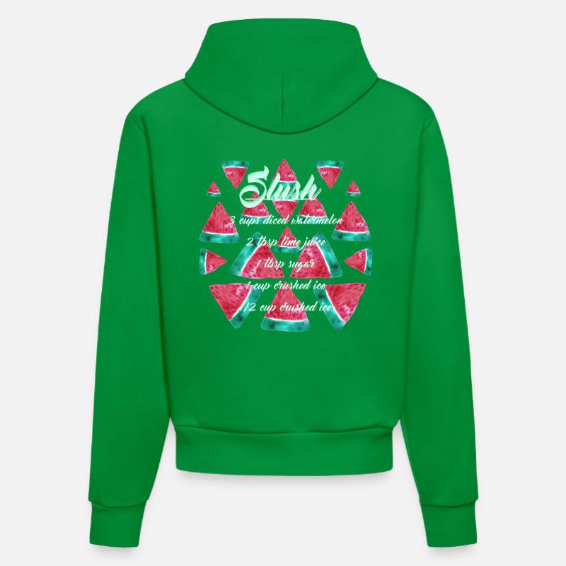 melon d'eau Slush - Sweat à capuche bio ajusté fabriqué en UE - City Green