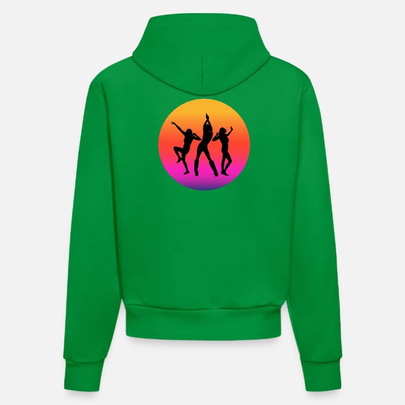 disco, disco fan, disco musikk - Organic Fitted hettegenser produsert i EU - City Green