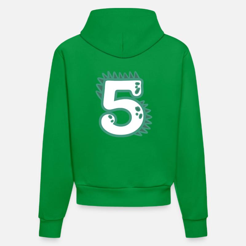 Numéro 5 - Sweat à capuche bio ajusté fabriqué en UE - City Green