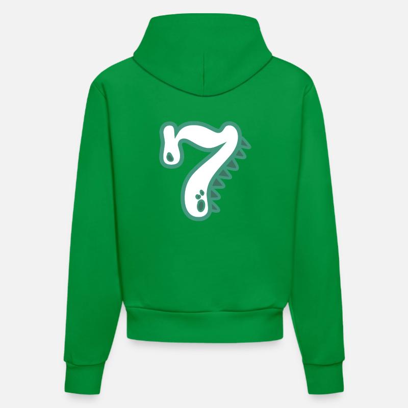 Numéro 7 - Sweat à capuche bio ajusté fabriqué en UE - City Green