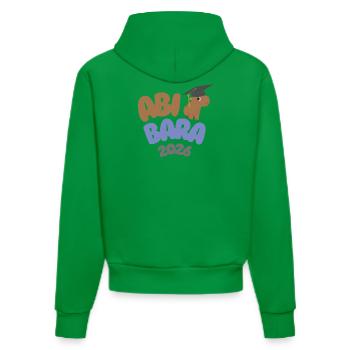 AbiBara 2026 – Relax jusqu’à la remise des diplômes - Sweat à capuche bio ajusté fabriqué en UE - City Green - Dos
