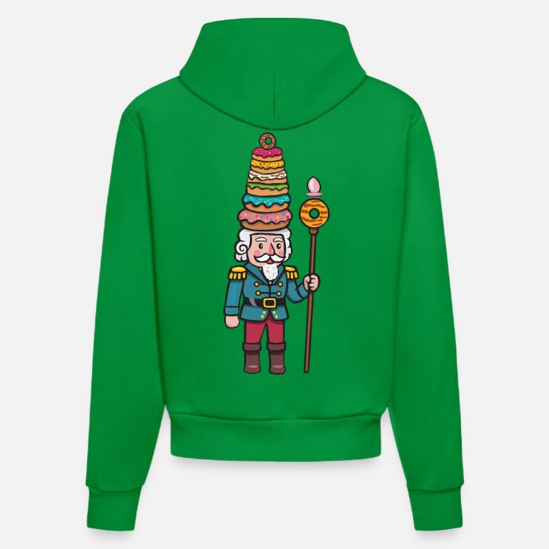 Casse-noisette Donut Cracker - Sweat à capuche bio ajusté fabriqué en UE - City Green