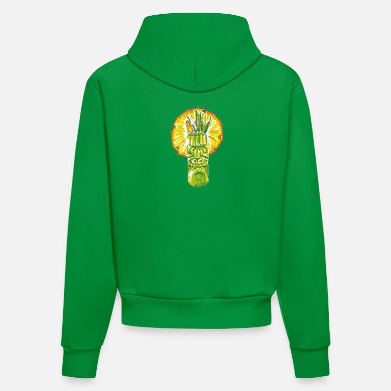Pineapple Incident by Chemistry & Botanic's - Sweat à capuche bio ajusté fabriqué en UE - City Green