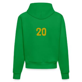 20. 20 ANS. 20e ANNIVERSAIRE. ANNIVERSAIRE 20 ANS. - Sweat à capuche bio ajusté fabriqué en UE - City Green - Dos
