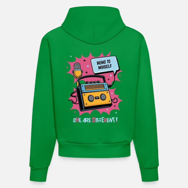 Ils sont différents ! - Sweat à capuche bio ajusté fabriqué en UE - City Green