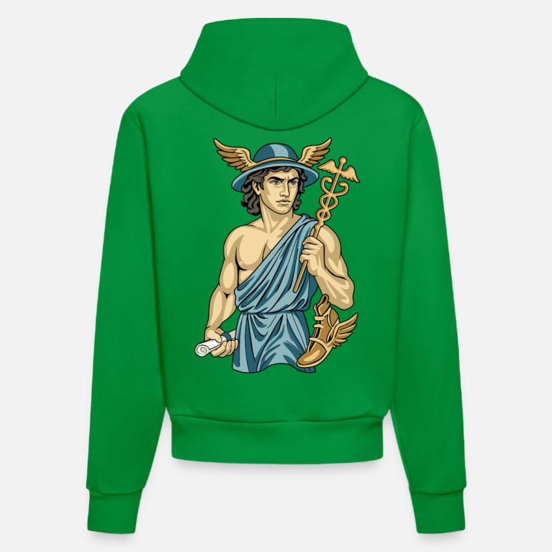 Hermès - Sweat à capuche bio ajusté fabriqué en UE - City Green