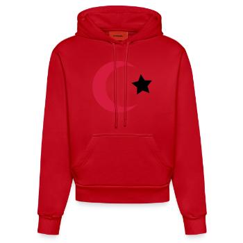 türkei - Organic Fitted Hoodie Made in EU - Rot - Vorne