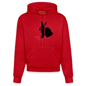 Vampinchen - Organic Fitted Hoodie Made in EU - Rot - Vorne