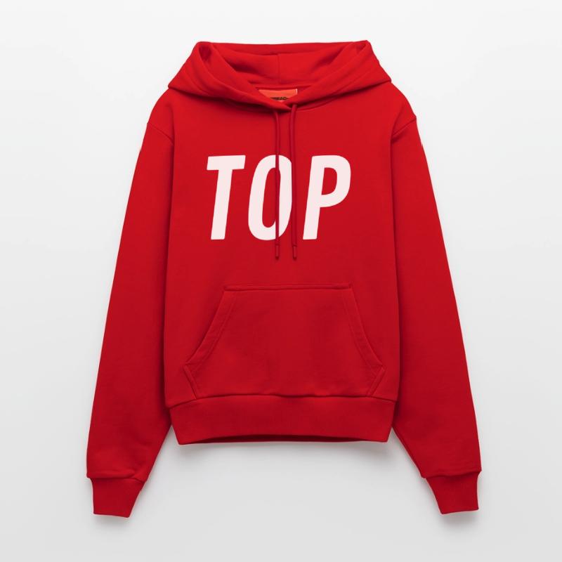 Top oder Bottom Organic Fitted Hoodie Made in EU