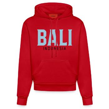 Bali - Organic Fitted Hoodie Made in EU - Rot - Vorne