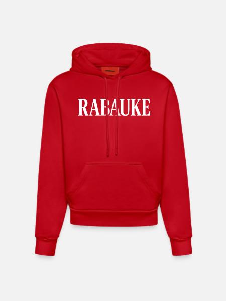 Loubard - Sweat à capuche bio ajusté fabriqué en UE - rouge