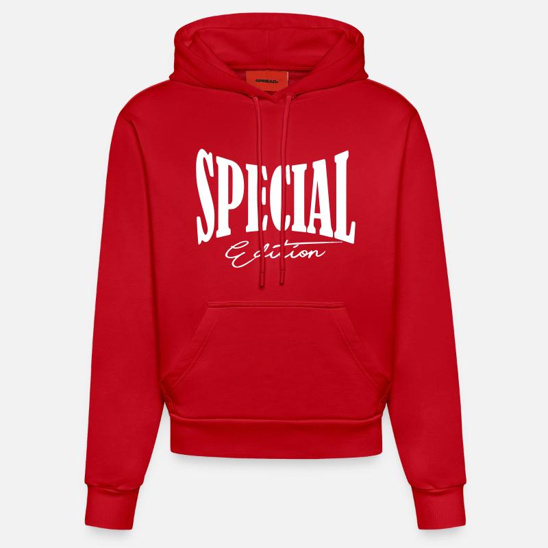 Chemise Tuner édition spéciale - Sweat à capuche bio ajusté fabriqué en UE - rouge