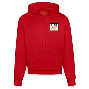 Deutschland Sport Mannschaften - Lieblingsteam - Organic Fitted Hoodie Made in EU - Rot - Vorne