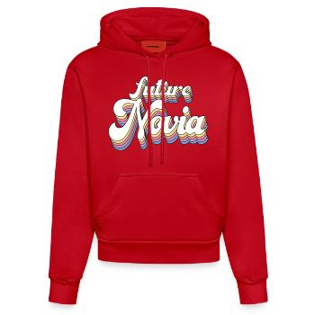 Future Novia Girlfriend Engagement Wedding Gift - Organic Fitted Hoodie Made in EU - red - Front