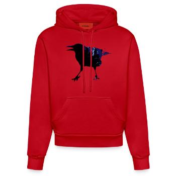 Rabe - Organic Fitted Hoodie Made in EU - Rot - Vorne