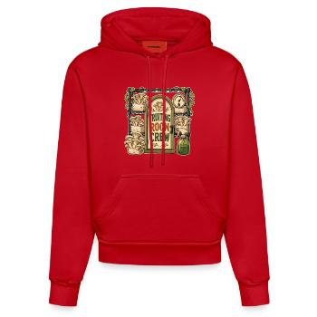 FRUITING ROOM CREW - Organic Fitted Hoodie Made in EU - Rot - Vorne