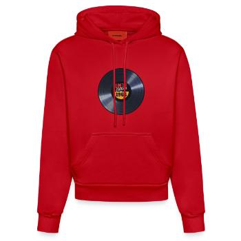 Vintage 1965 - Organic Fitted Hoodie Made in EU - red - Front