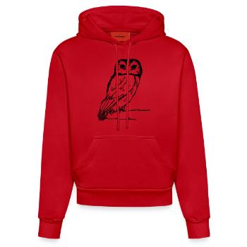 Buhu - Organic Fitted Hoodie Made in EU - red - Front