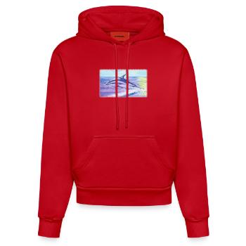 Angel of the Seas - Sonja Ariel von Staden - Organic Fitted Hoodie Made in EU - red - Front