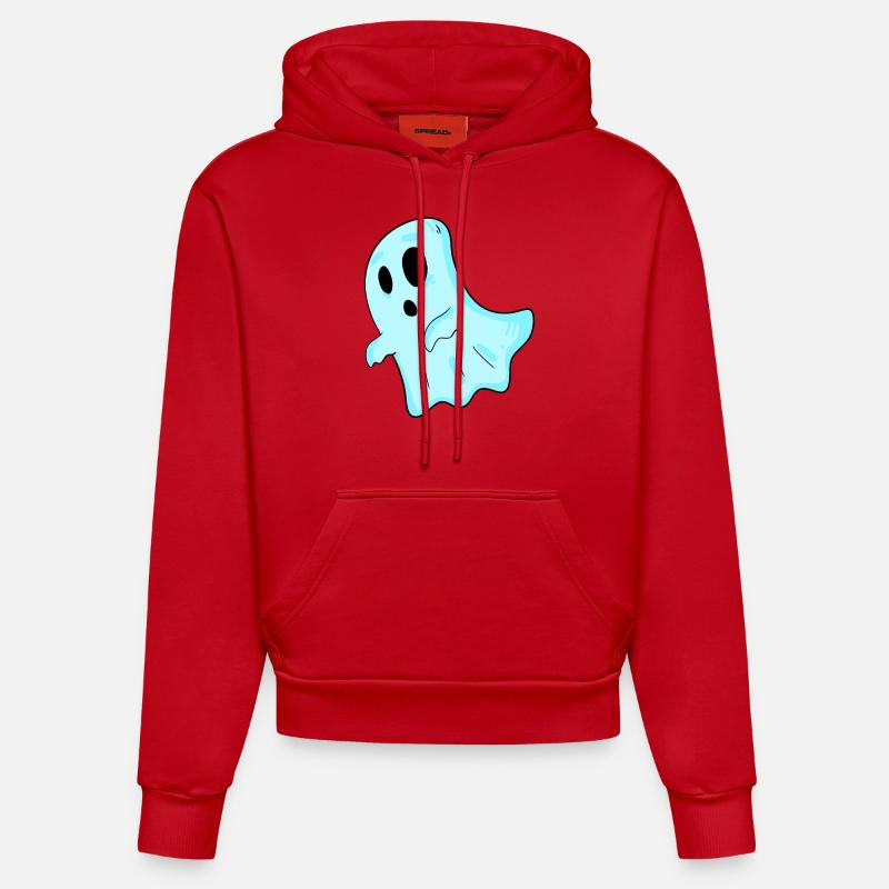 Geist - Sweat à capuche bio ajusté fabriqué en UE - rouge